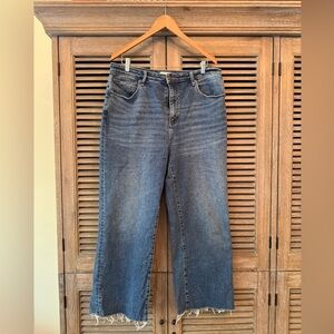 Oliver Logan Classic Straight-Leg Blue Denim Jeans